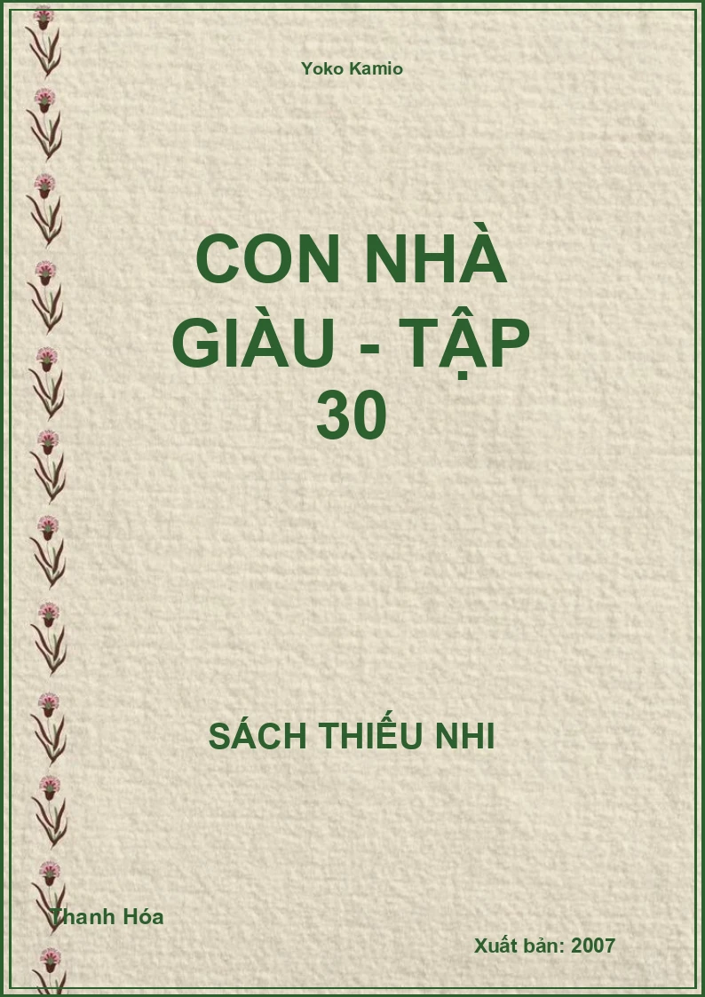 Con nhà giàu - Tập 30