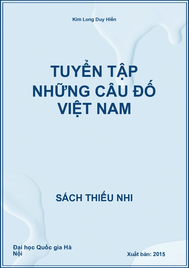 Tuyển tập những câu đố việt nam