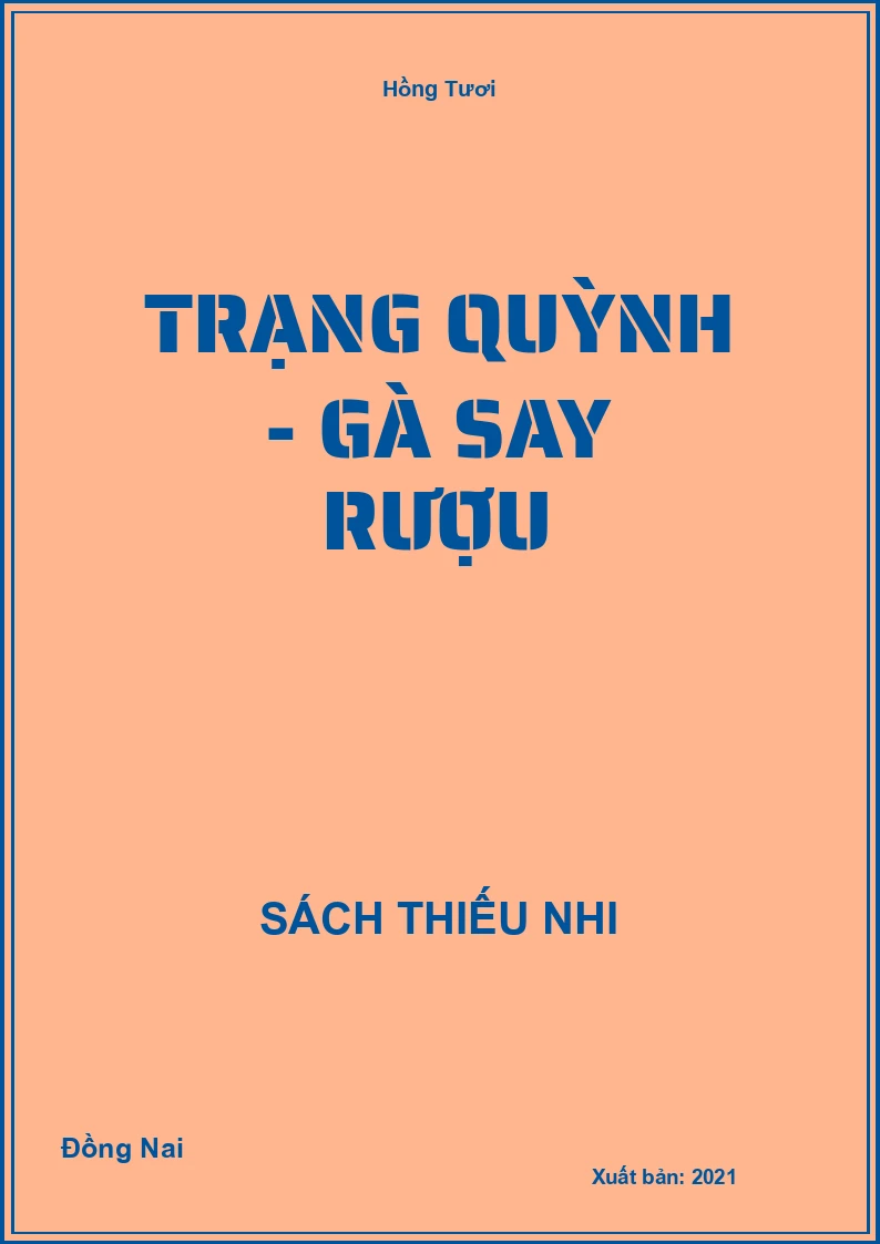 Trạng Quỳnh - Gà say rượu