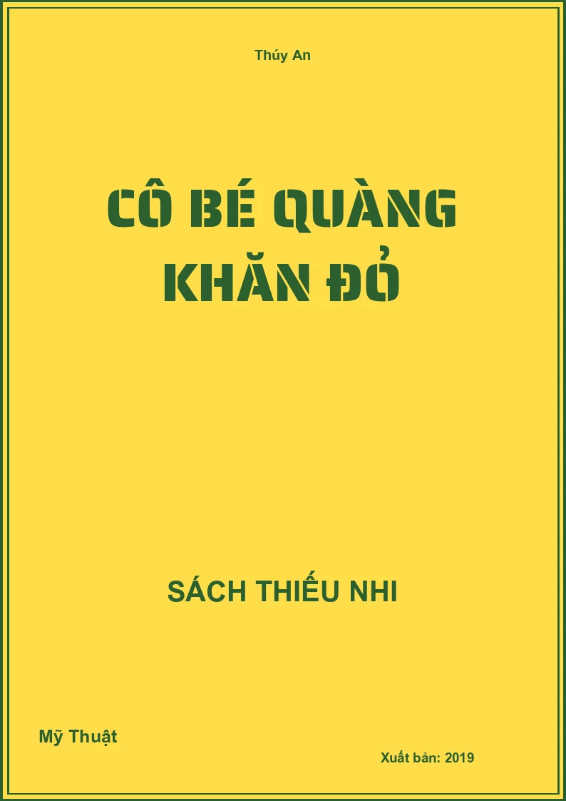 Cô Bé Quàng Khăn Đỏ