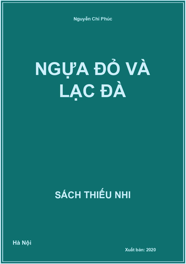 Ngựa đỏ và lạc đà