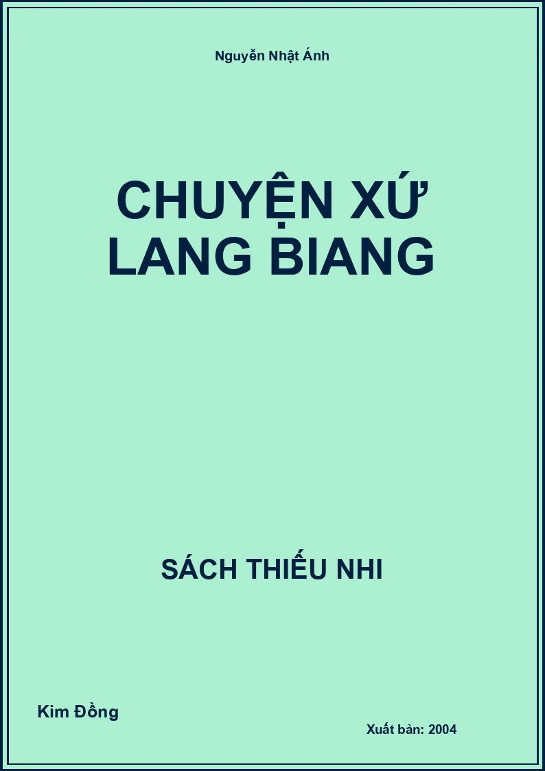 Chuyện xứ Lang Biang