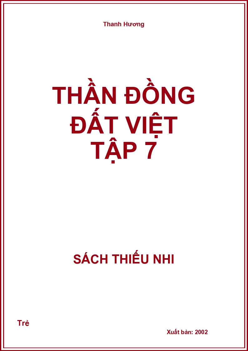 Thần đồng Đất Việt tập 7