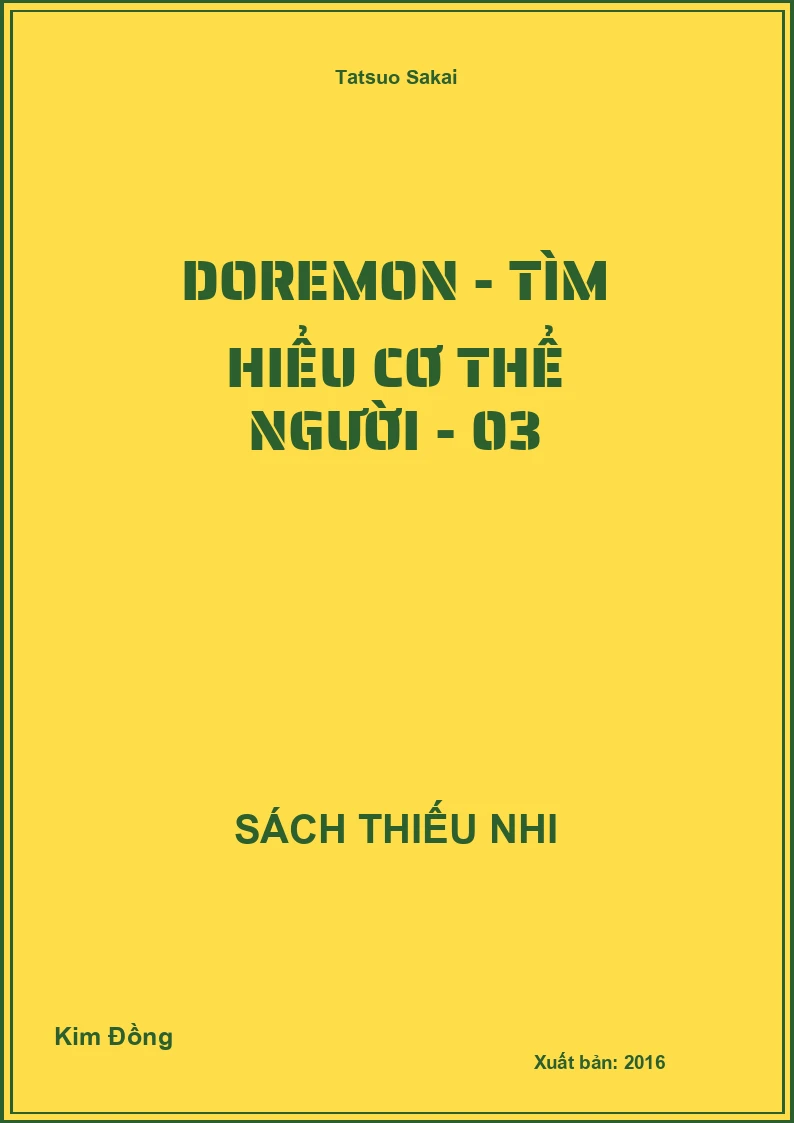 Doremon - tìm hiểu cơ thể người - 03
