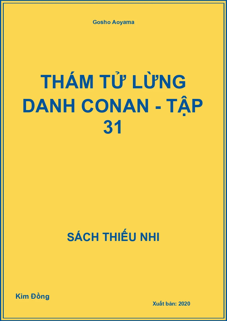 Thám tử lừng danh Conan - Tập 31