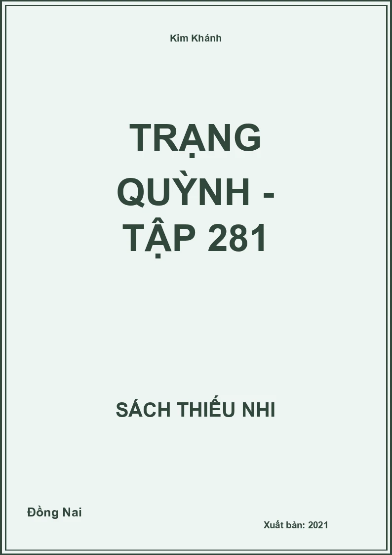 Trạng Quỳnh - Tập 281