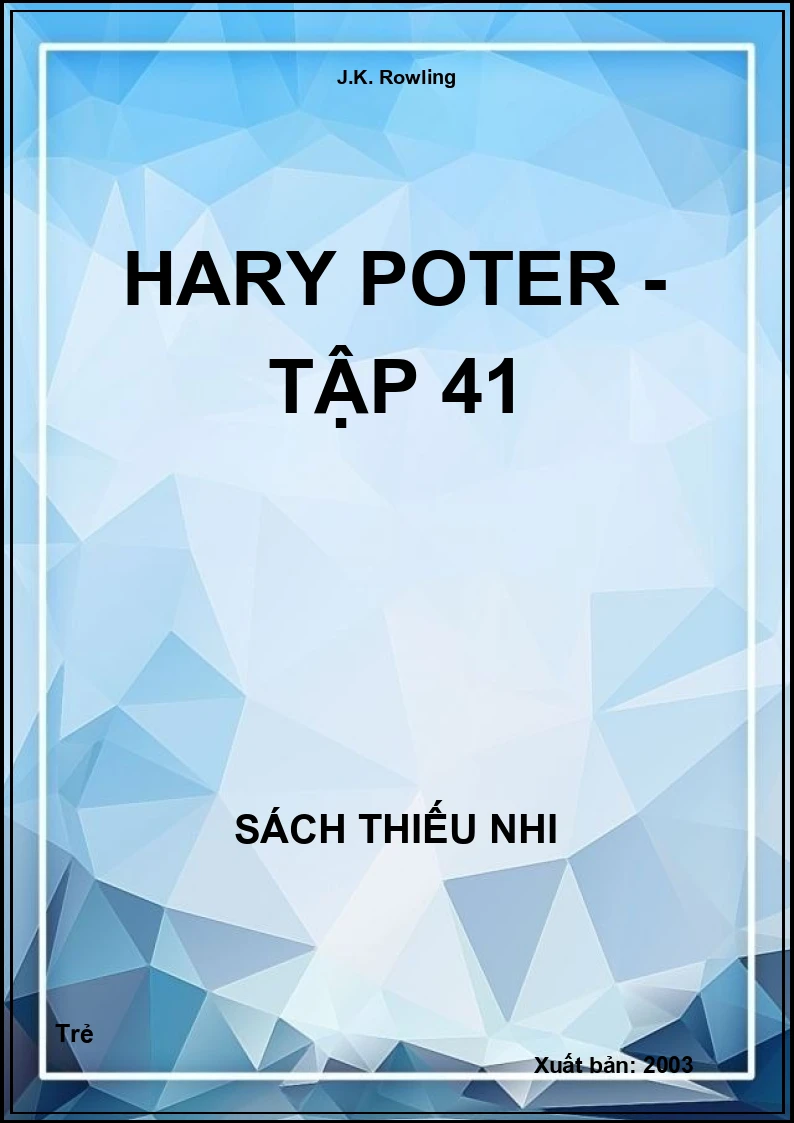 Hary Poter - Tập 41