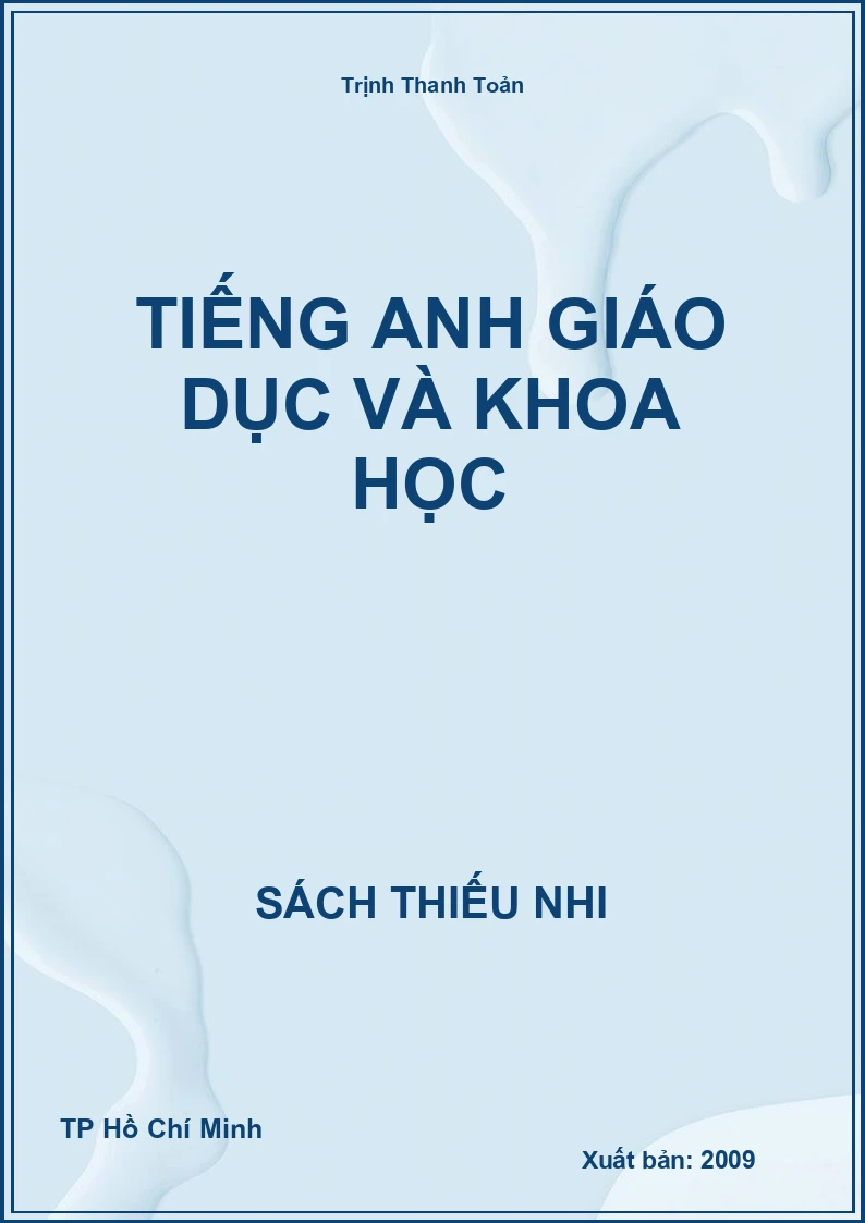 Tiếng Anh giáo dục và khoa học