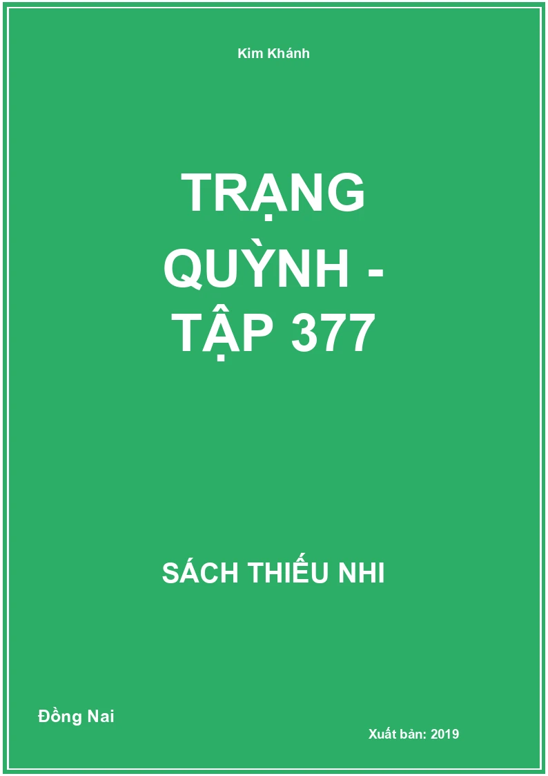 Trạng Quỳnh - Tập 377