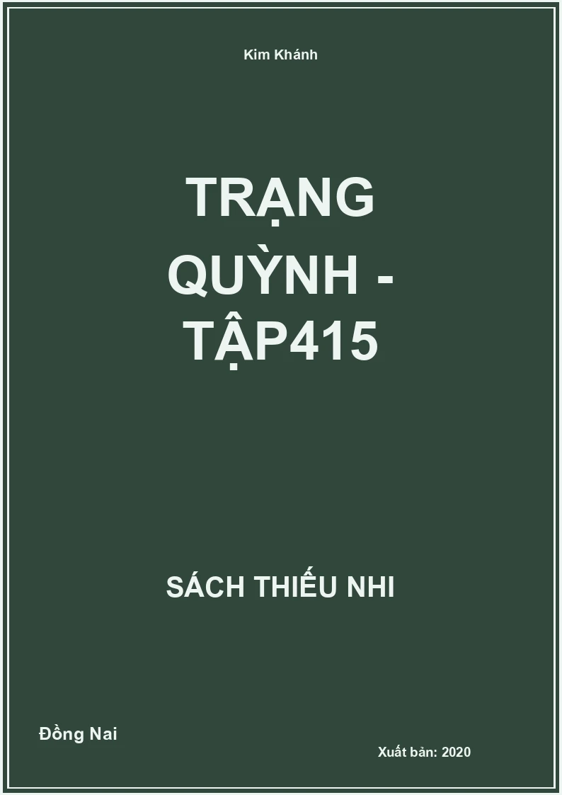 Trạng Quỳnh - Tập415