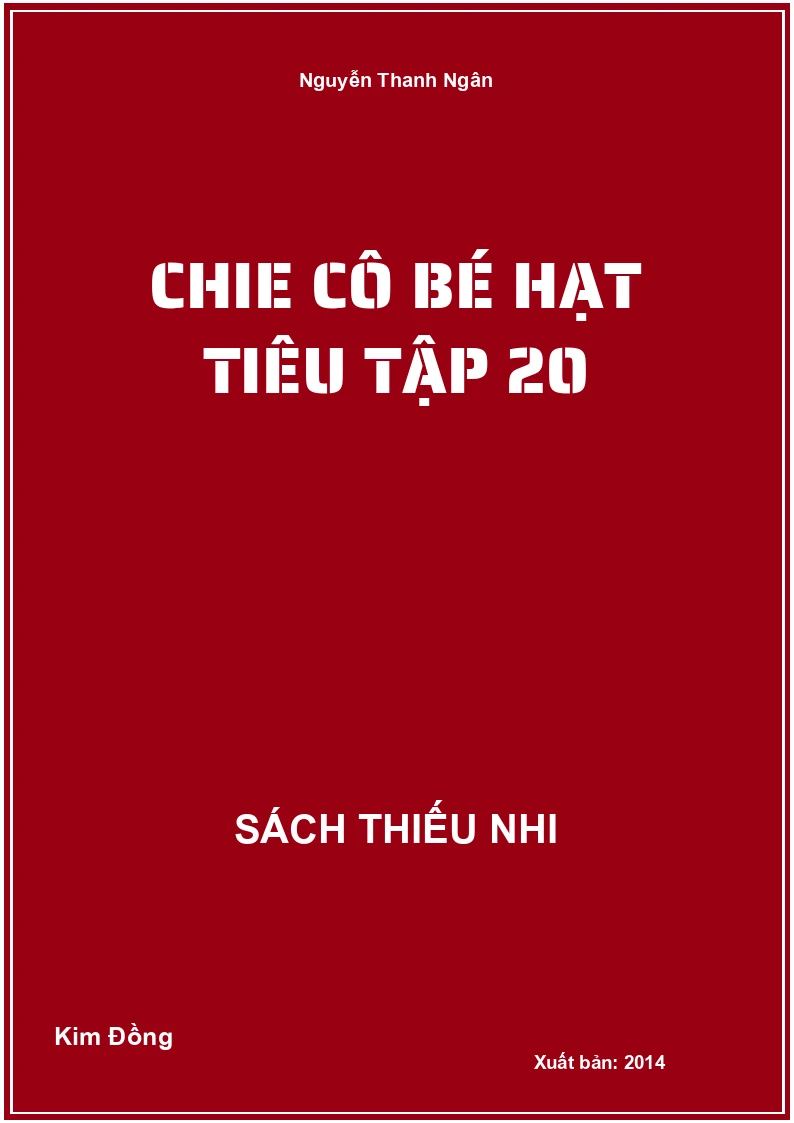 CHIE cô bé hạt tiêu tập 20