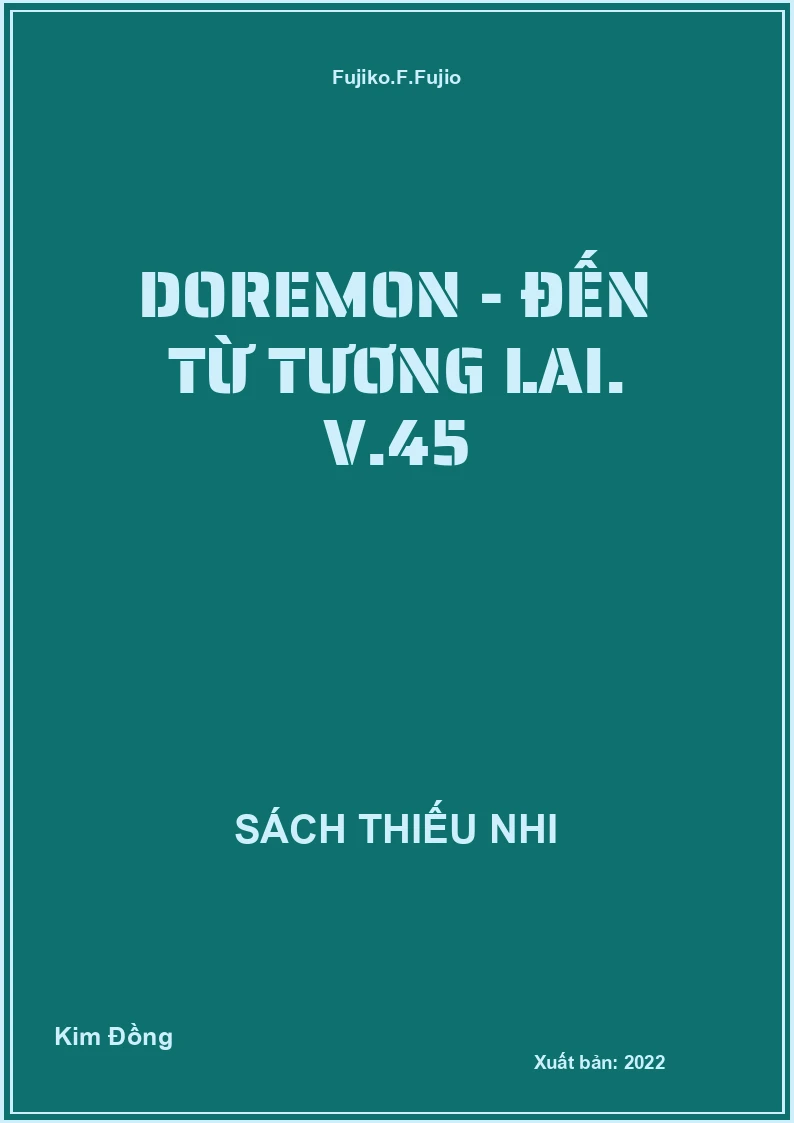 Doremon - Đến từ tương lai. V.45