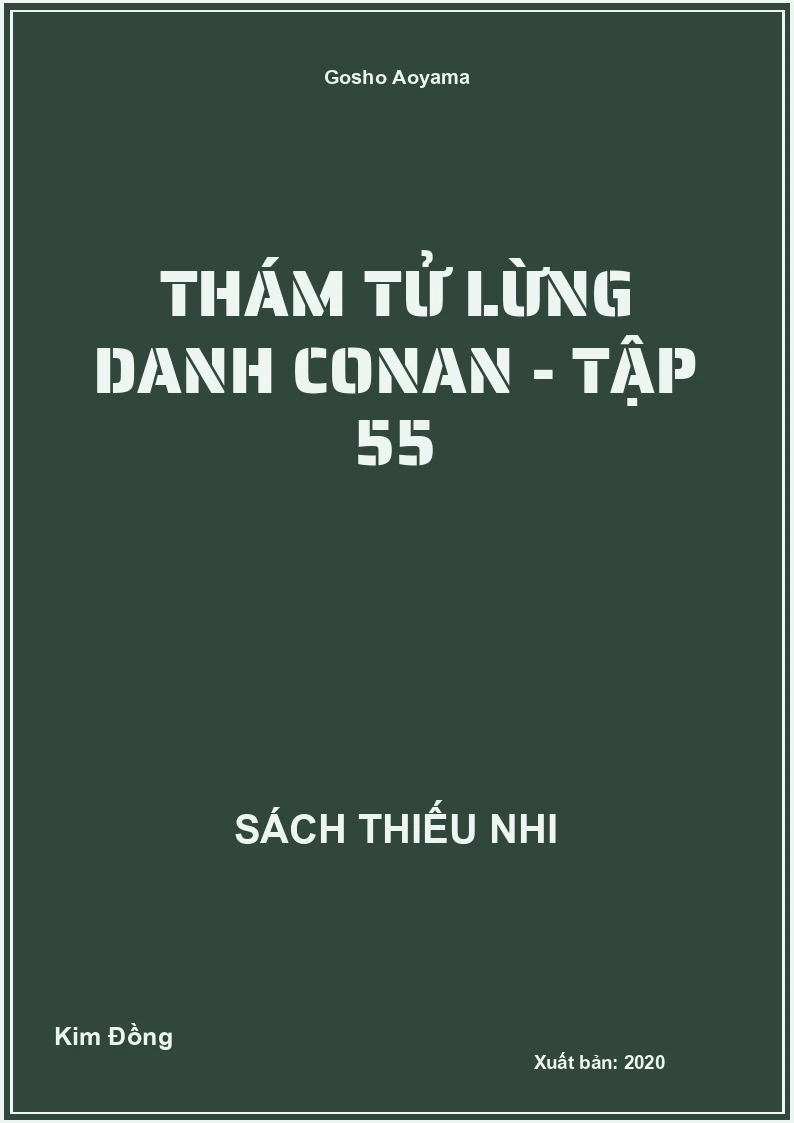 Thám tử lừng danh Conan - Tập 55