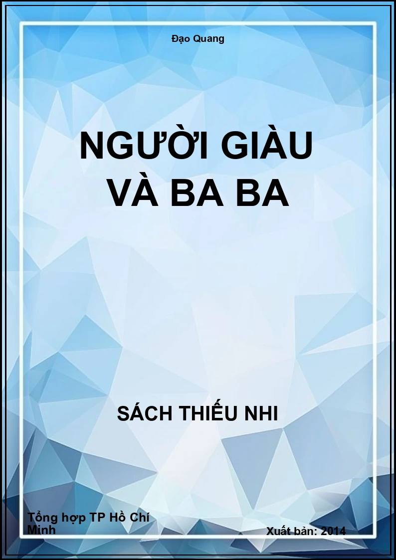 Người giàu và ba ba
