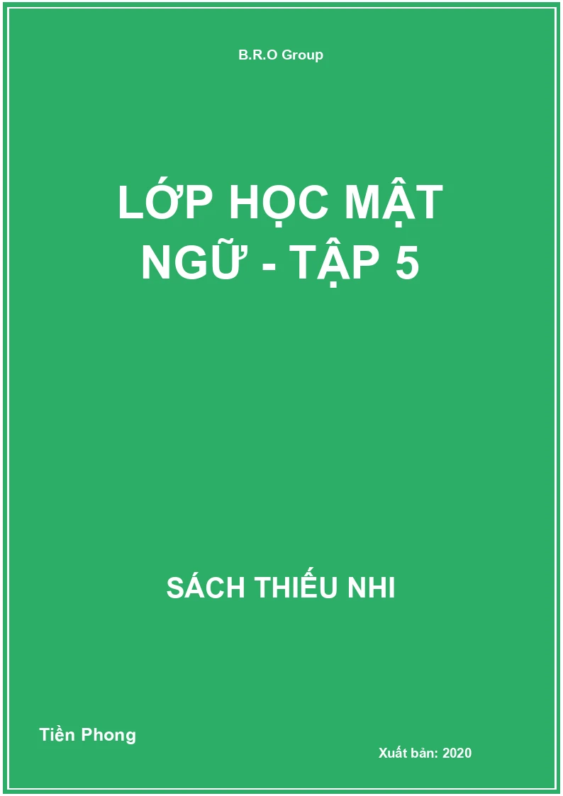 Lớp học mật ngữ - Tập 5