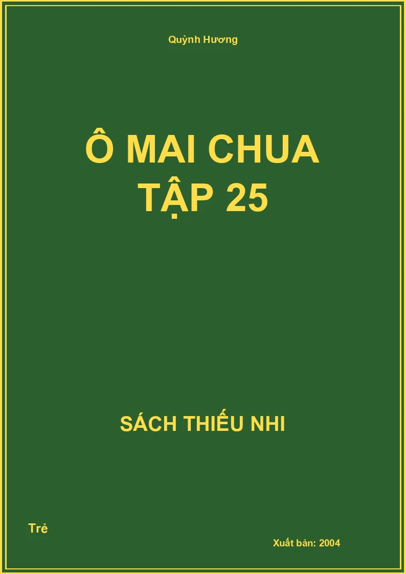 Ô Mai Chua Tập 25