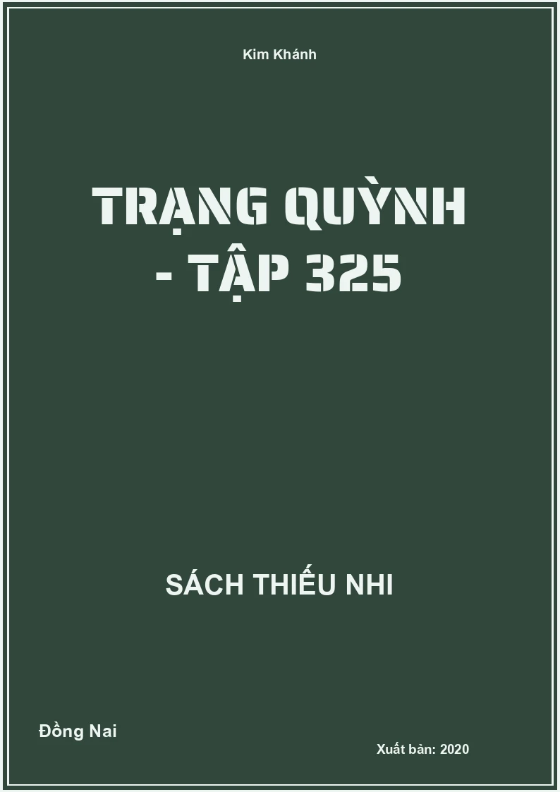 Trạng Quỳnh - Tập 325