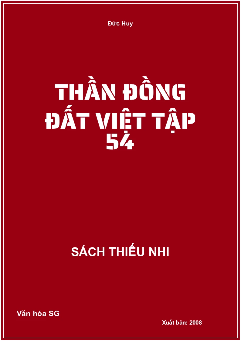 Thần đồng Đất Việt tập 54