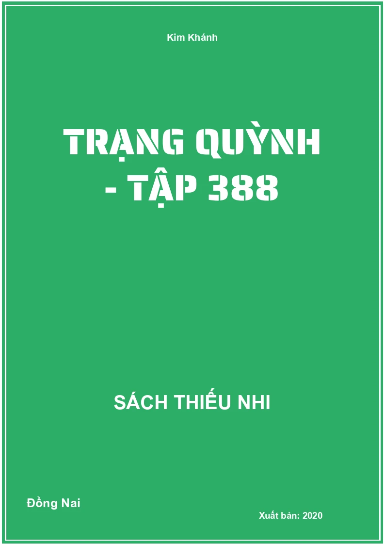 Trạng Quỳnh - Tập 388