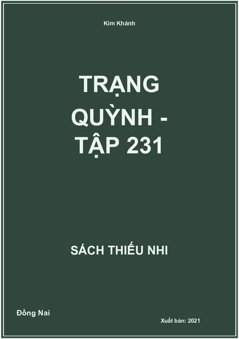 Trạng Quỳnh - Tập 231