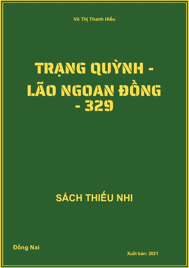 Trạng Quỳnh - Lão Ngoan Đồng - 329