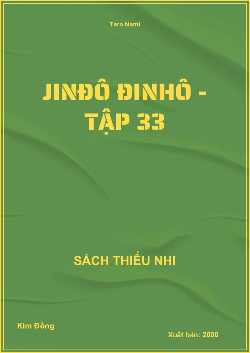 Jinđô đinhô - Tập 33