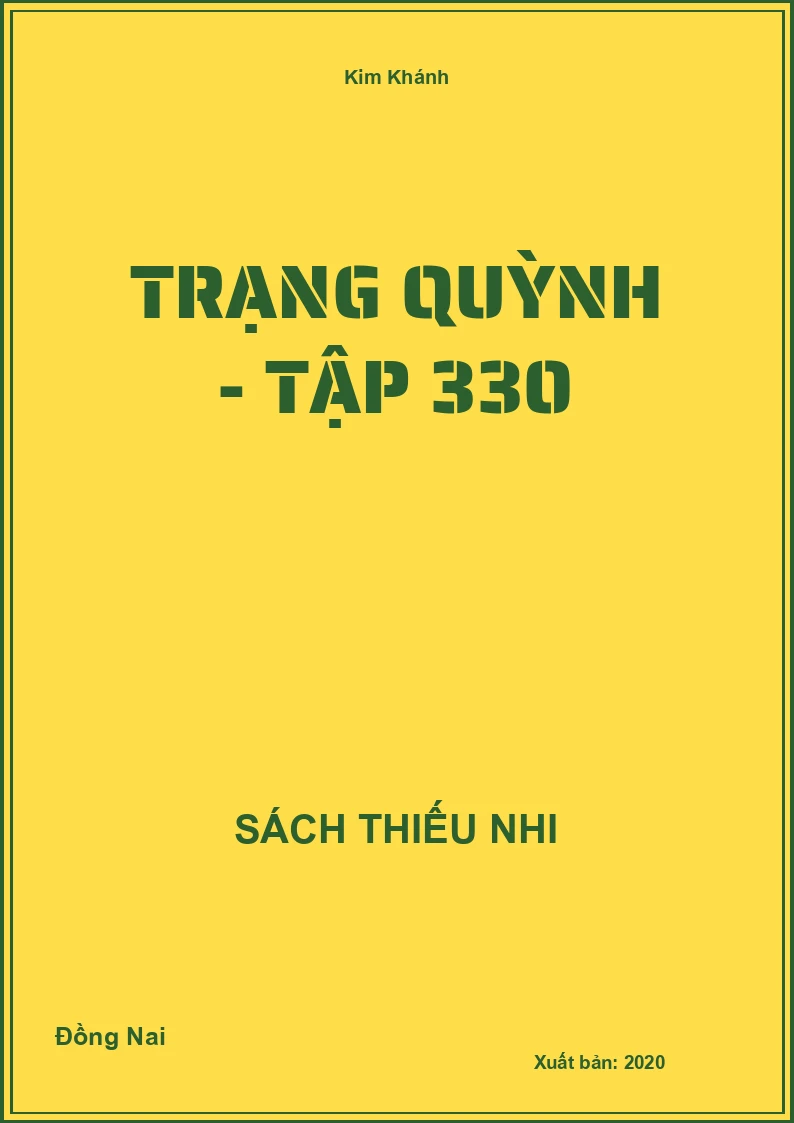 Trạng Quỳnh - Tập 330