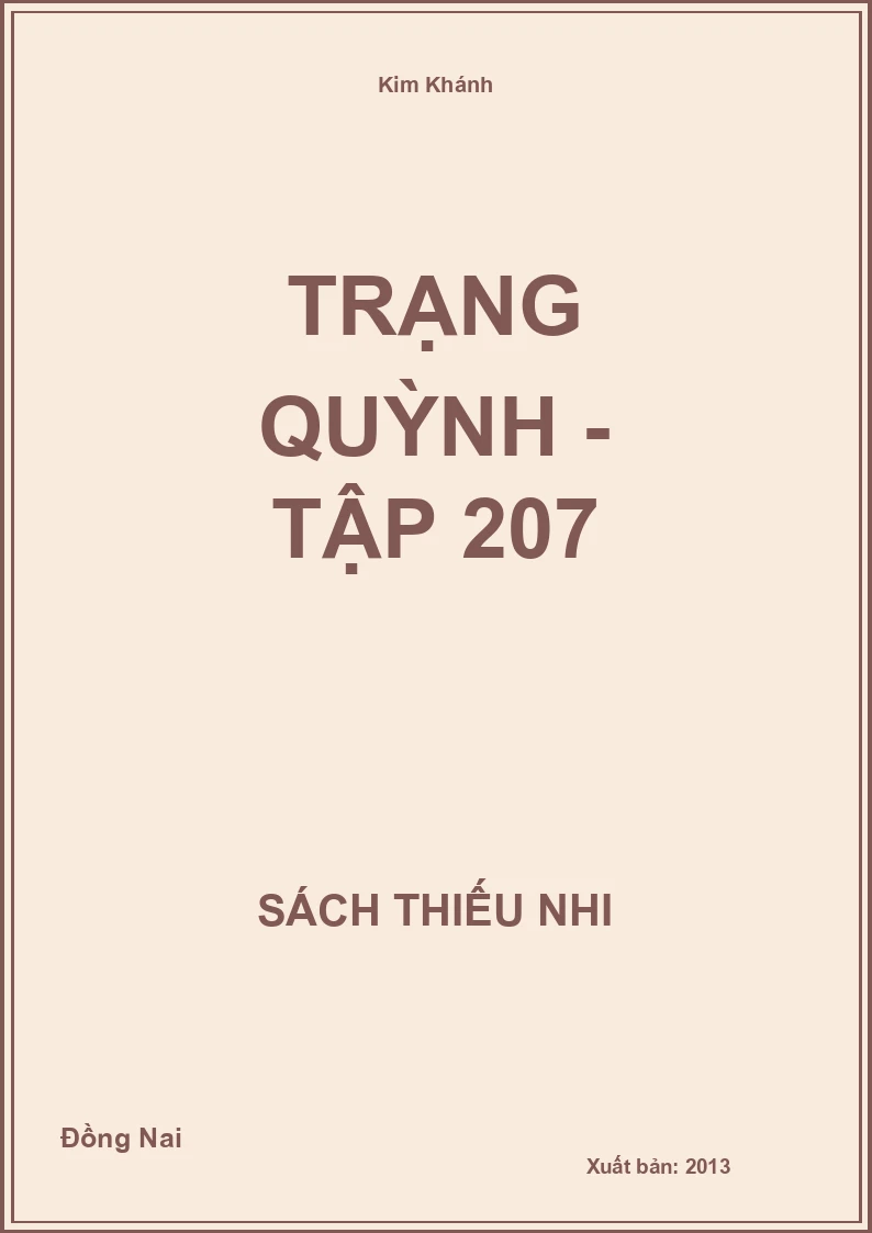 Trạng Quỳnh - Tập 207