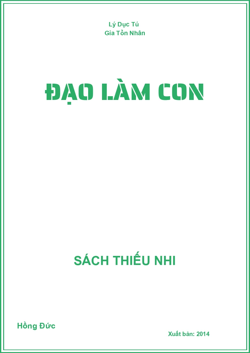 Đạo làm con