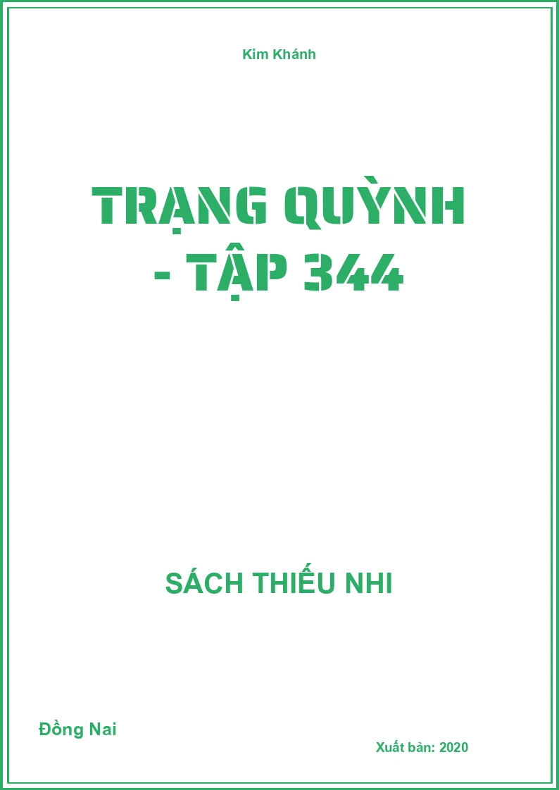 Trạng Quỳnh - Tập 344