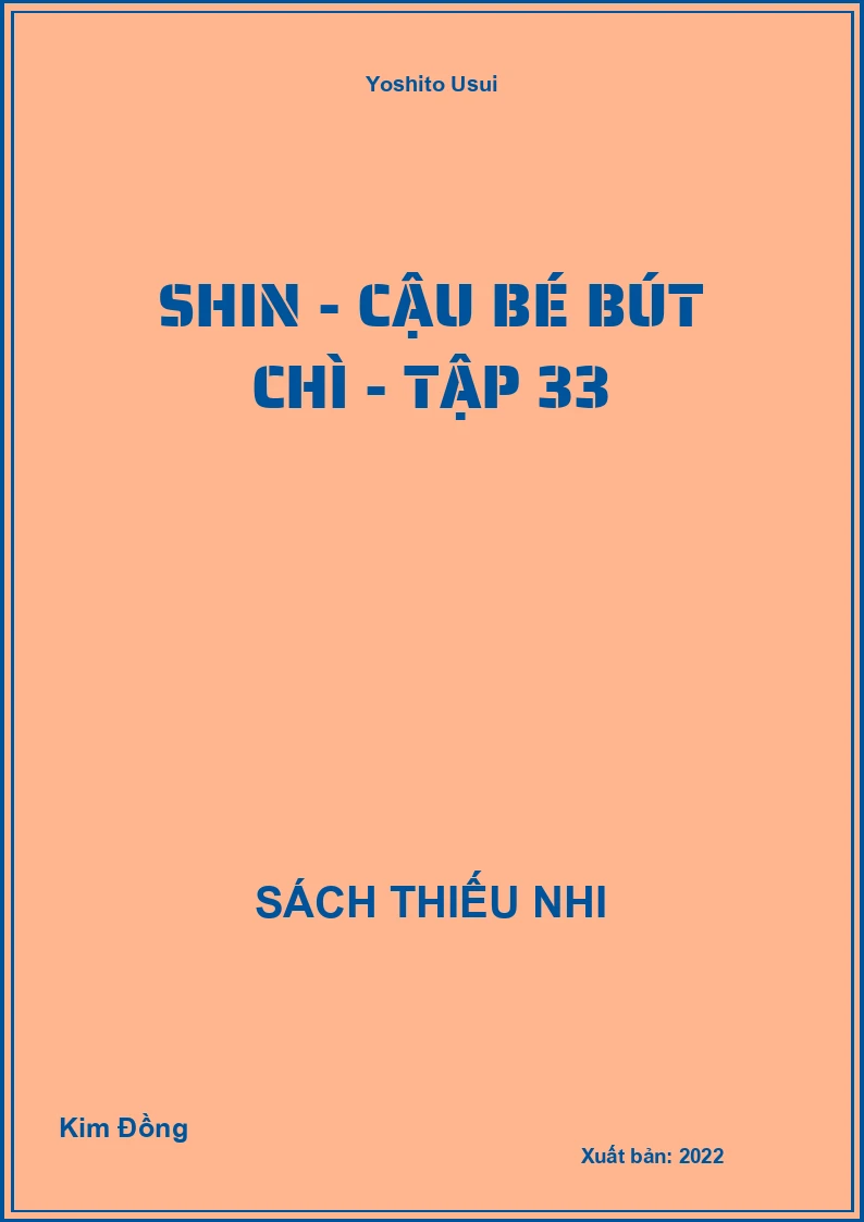 Shin - Cậu bé bút chì - Tập 33