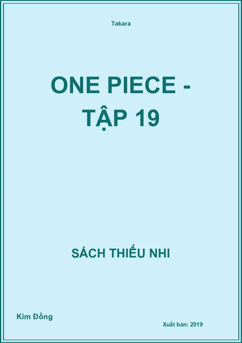 One Piece - Tập 19
