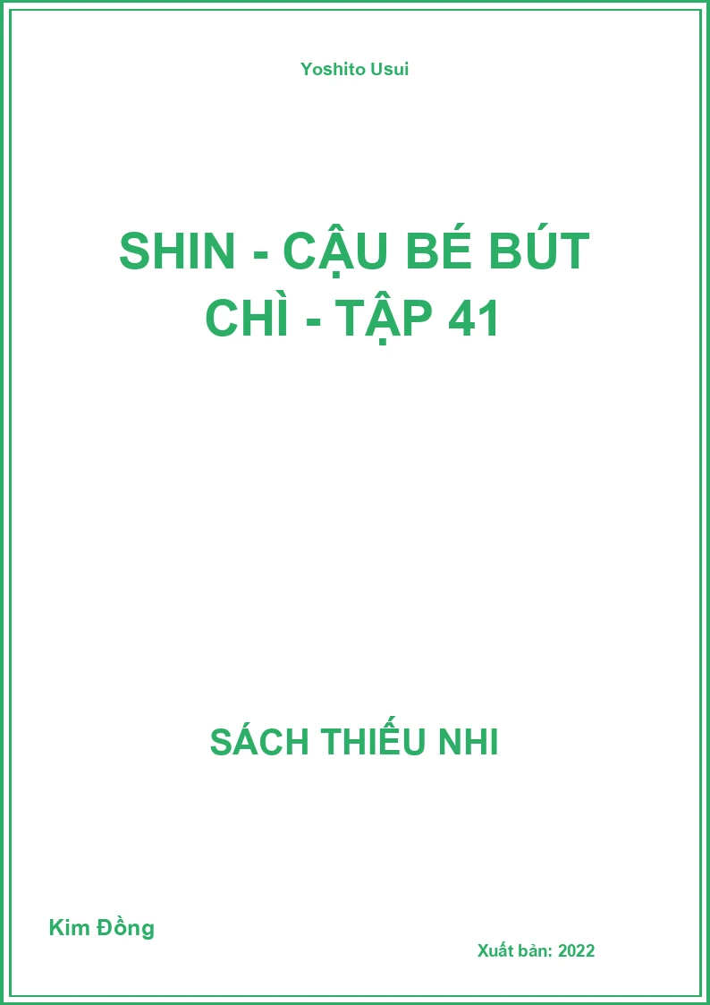 Shin - Cậu bé bút chì - Tập 41