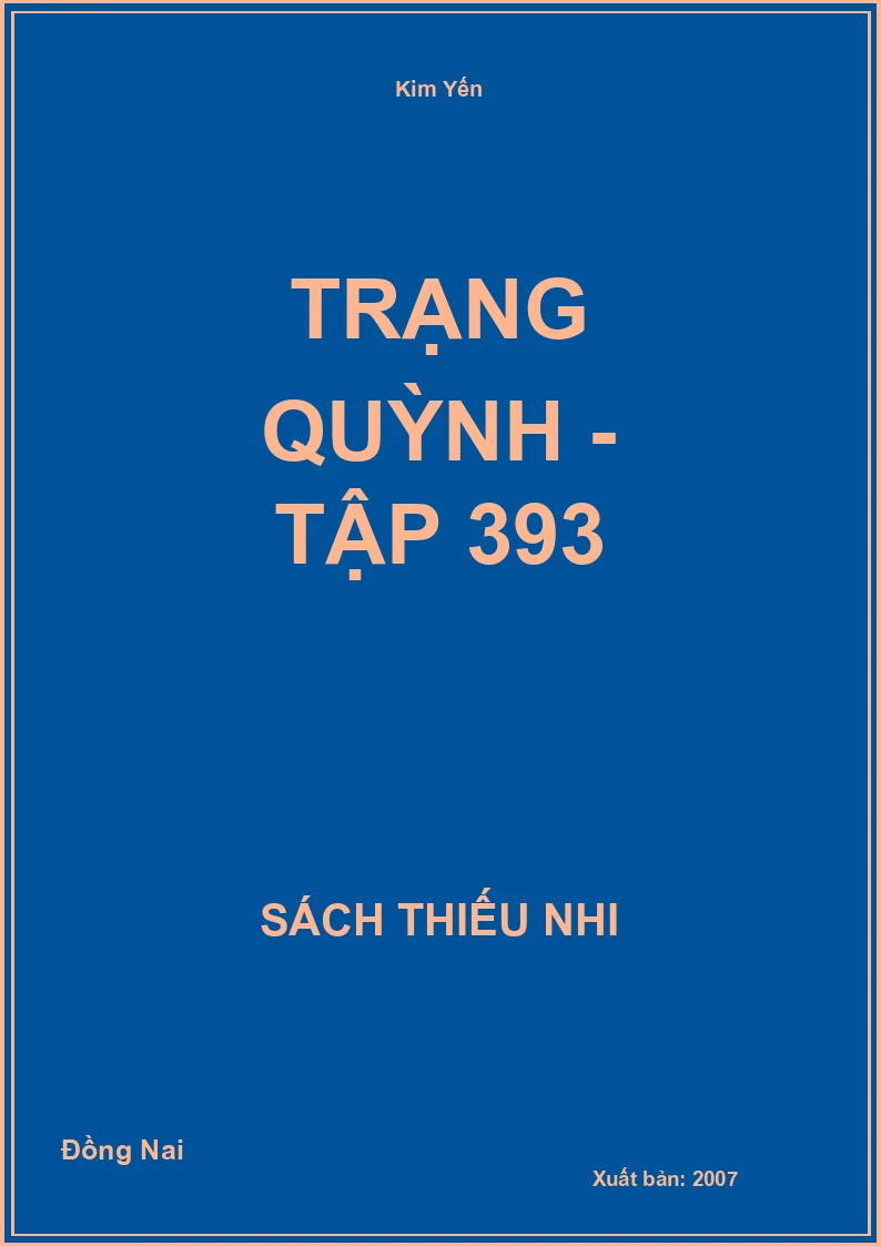 Trạng Quỳnh - tập 393