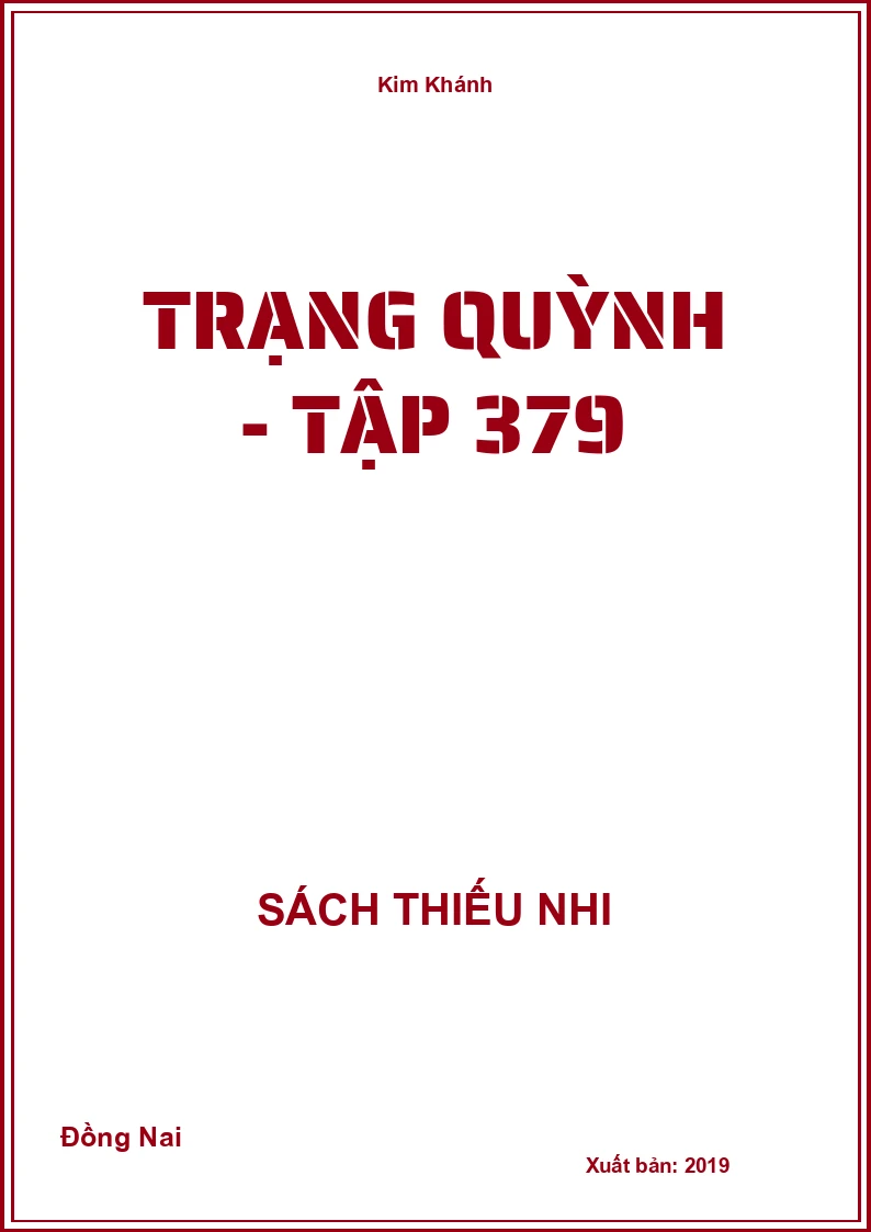Trạng Quỳnh - Tập 379