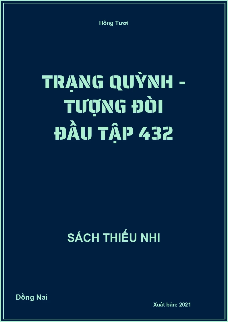Trạng Quỳnh - Tượng đòi đầu tập 432