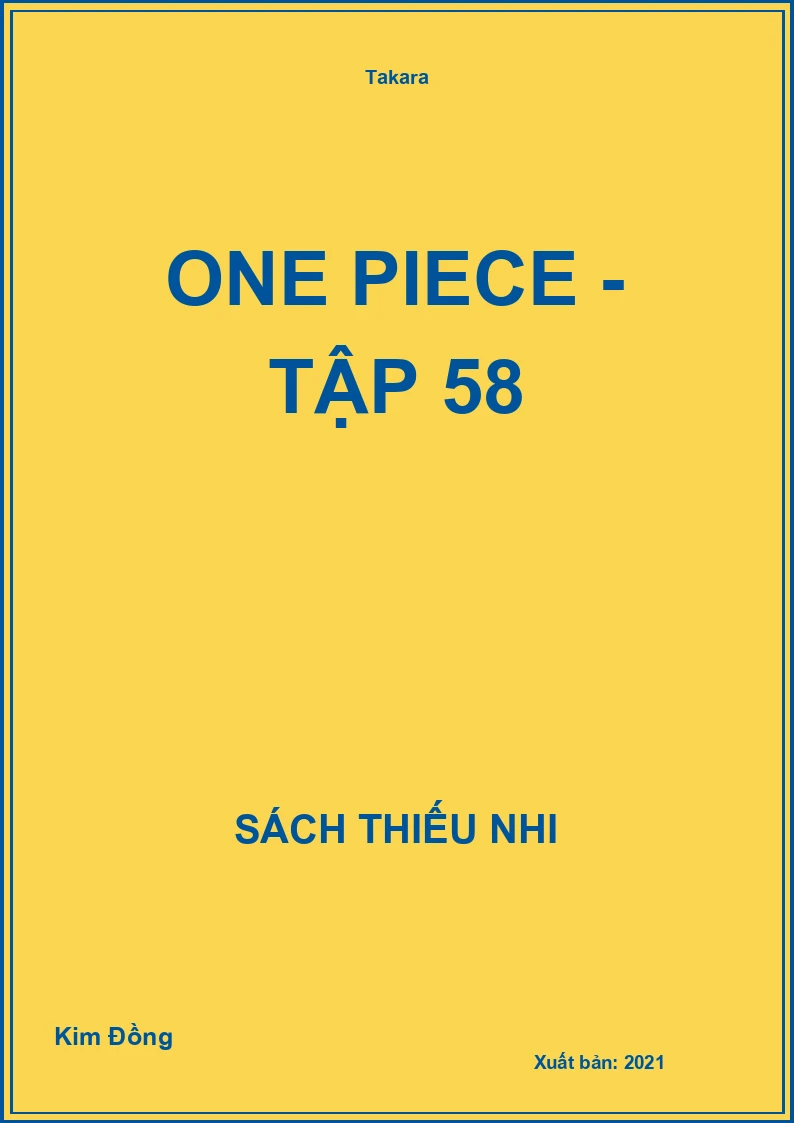 One Piece - Tập 58