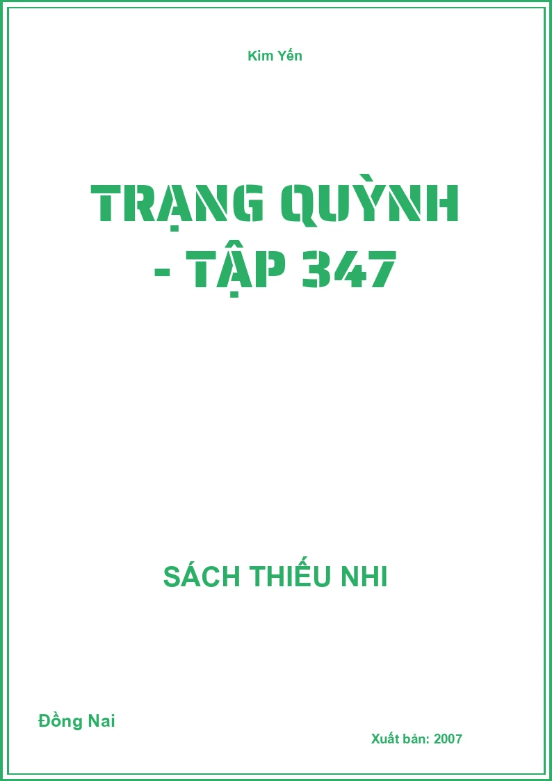 Trạng Quỳnh - tập 347