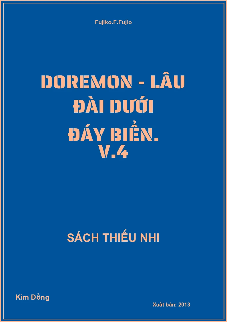 Doremon - Lâu đài dưới đáy biển. V.4