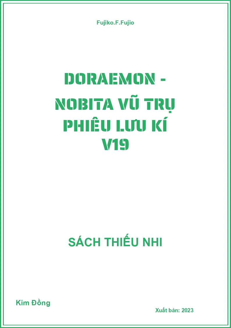 Doraemon - Nobita Vũ trụ phiêu lưu kí V19