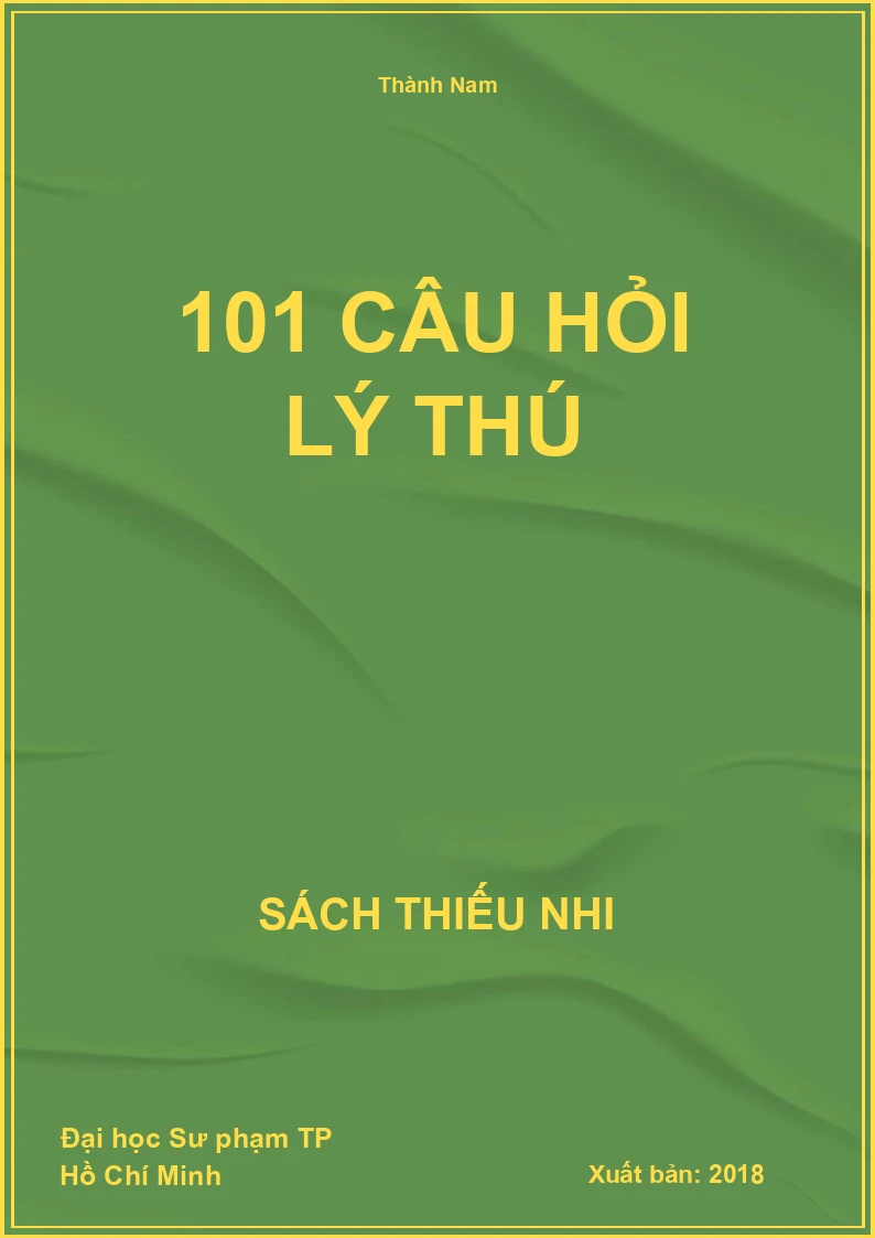101 câu hỏi lý thú