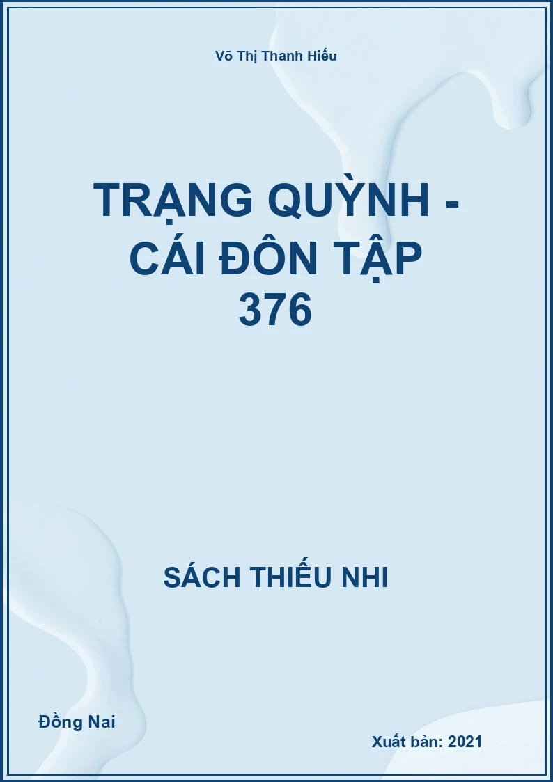 Trạng Quỳnh - cái đôn tập 376