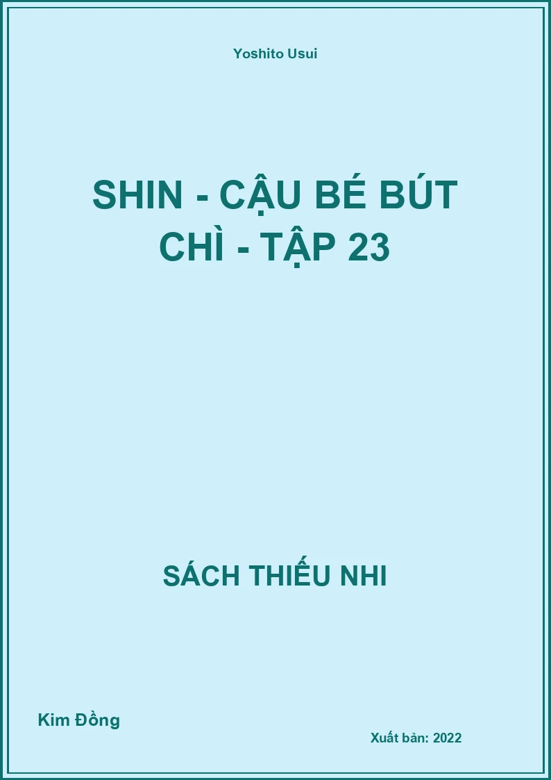 Shin - Cậu bé bút chì - Tập 23