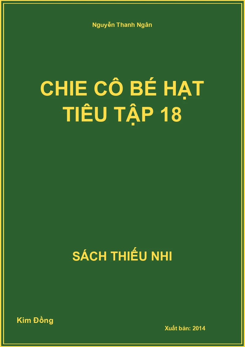 CHIE cô bé hạt tiêu tập 18