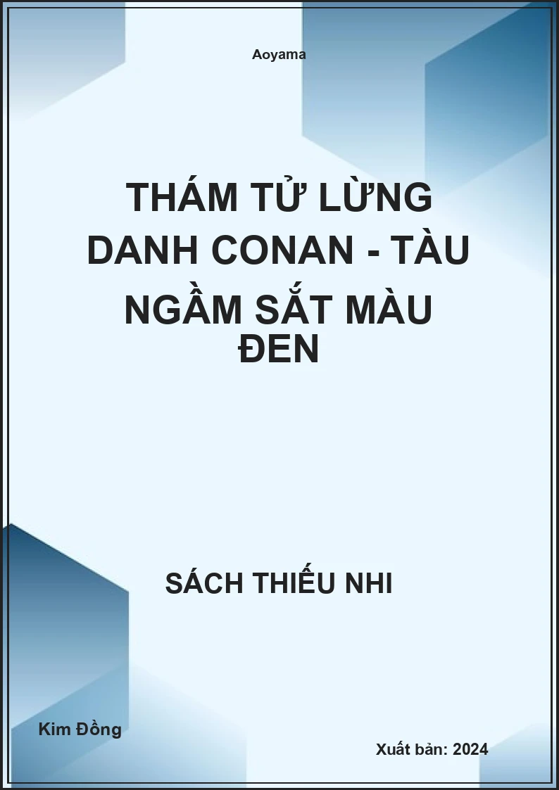 Thám tử lừng danh Conan - Tàu ngầm sắt màu đen