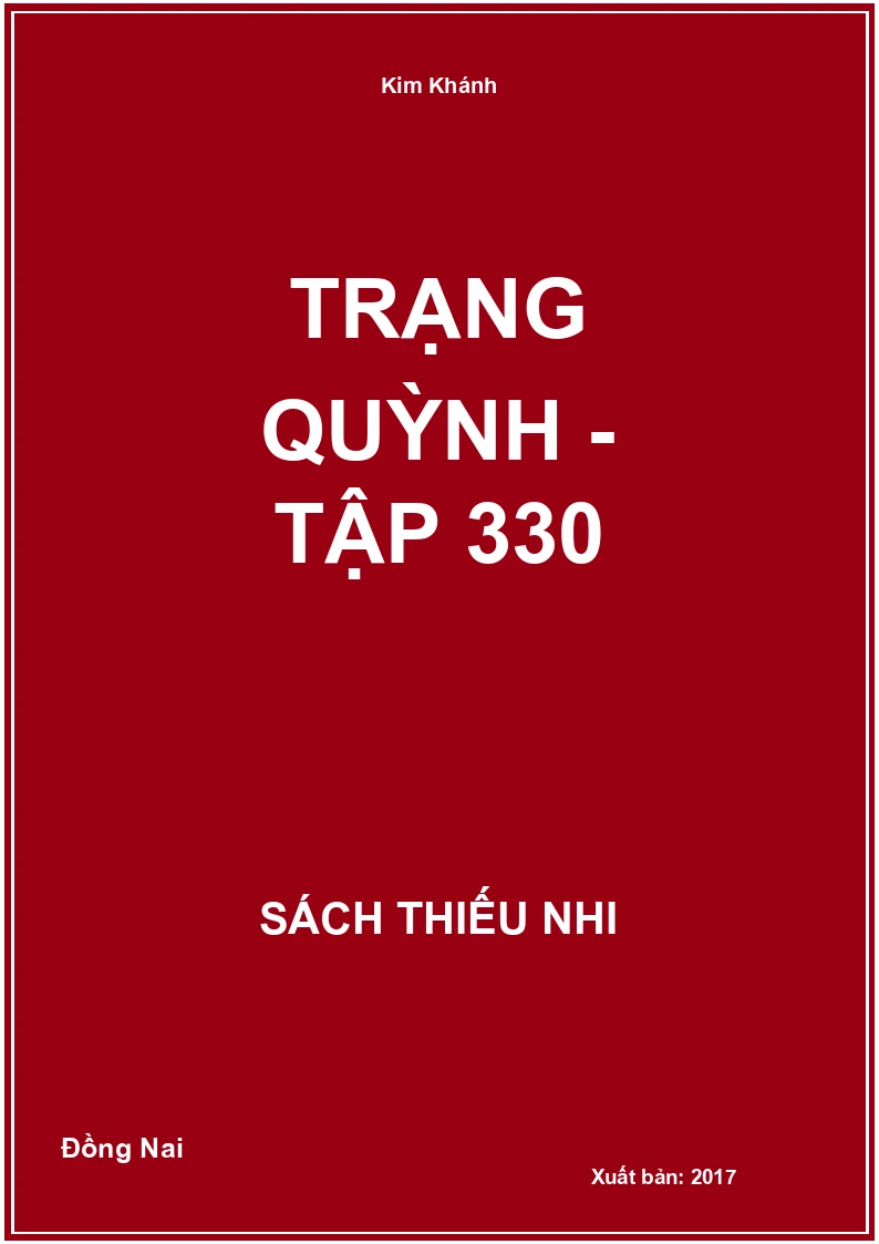 Trạng Quỳnh - Tập 330