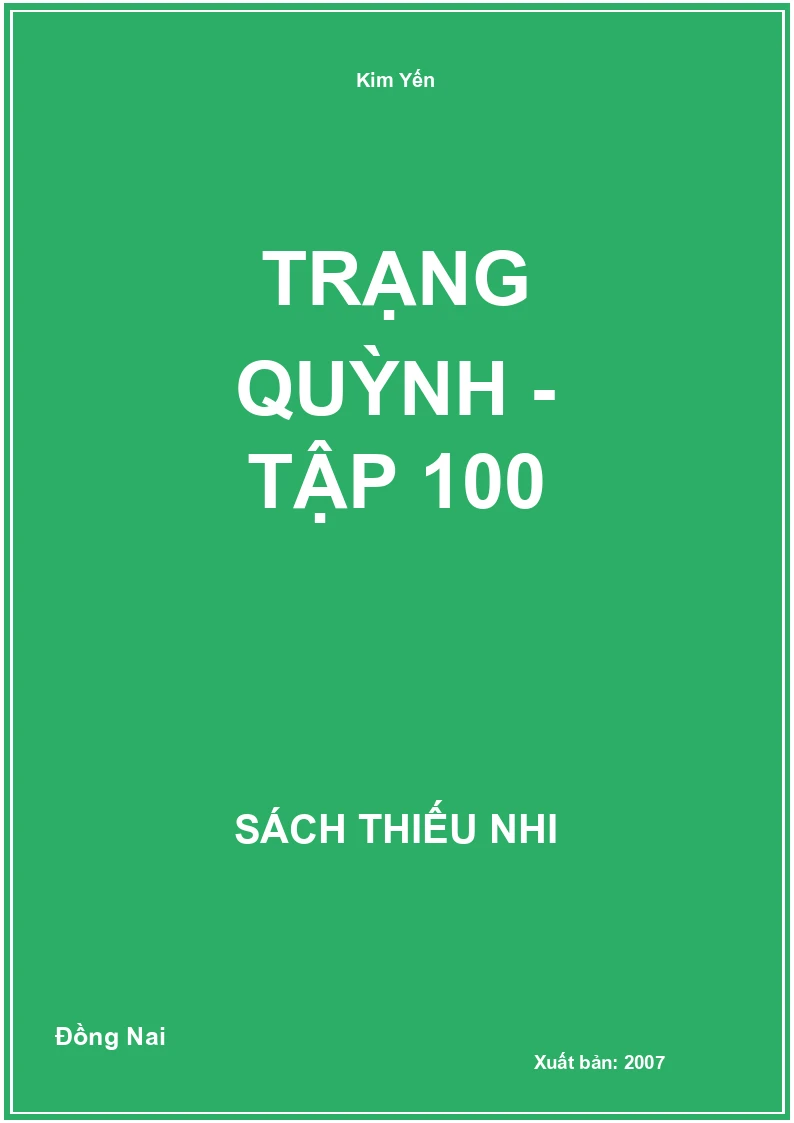 Trạng Quỳnh - tập 100