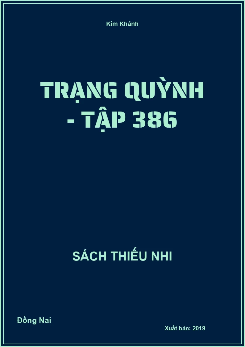 Trạng Quỳnh - Tập 386