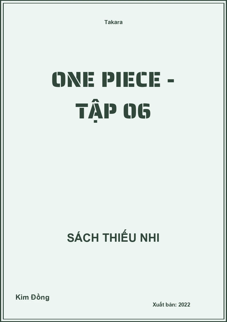 One Piece - Tập 06