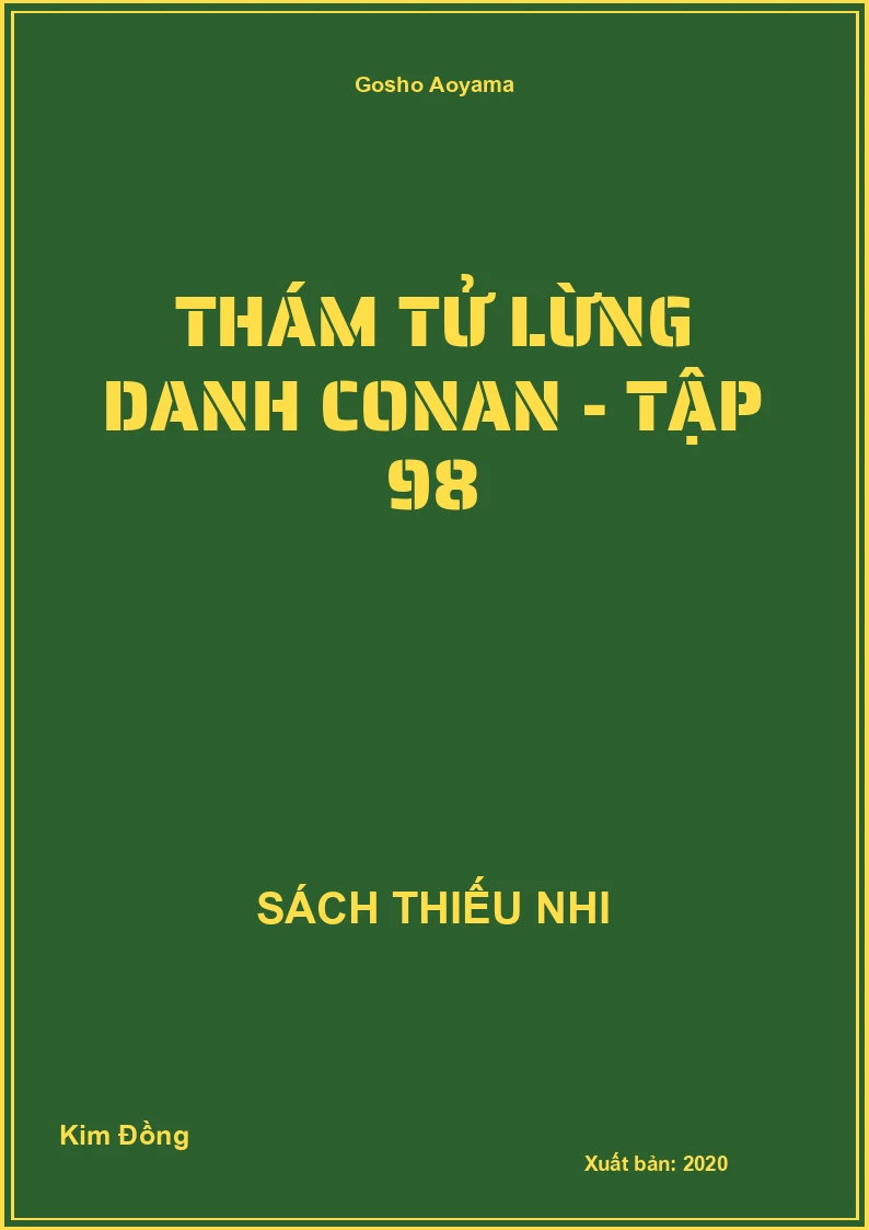 Thám tử lừng danh Conan - Tập 98